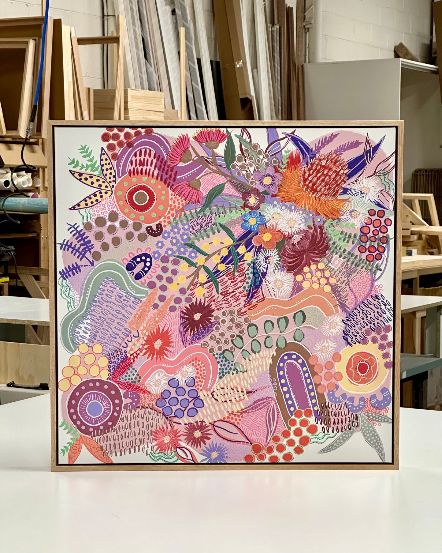 Flowers Along The River- Print