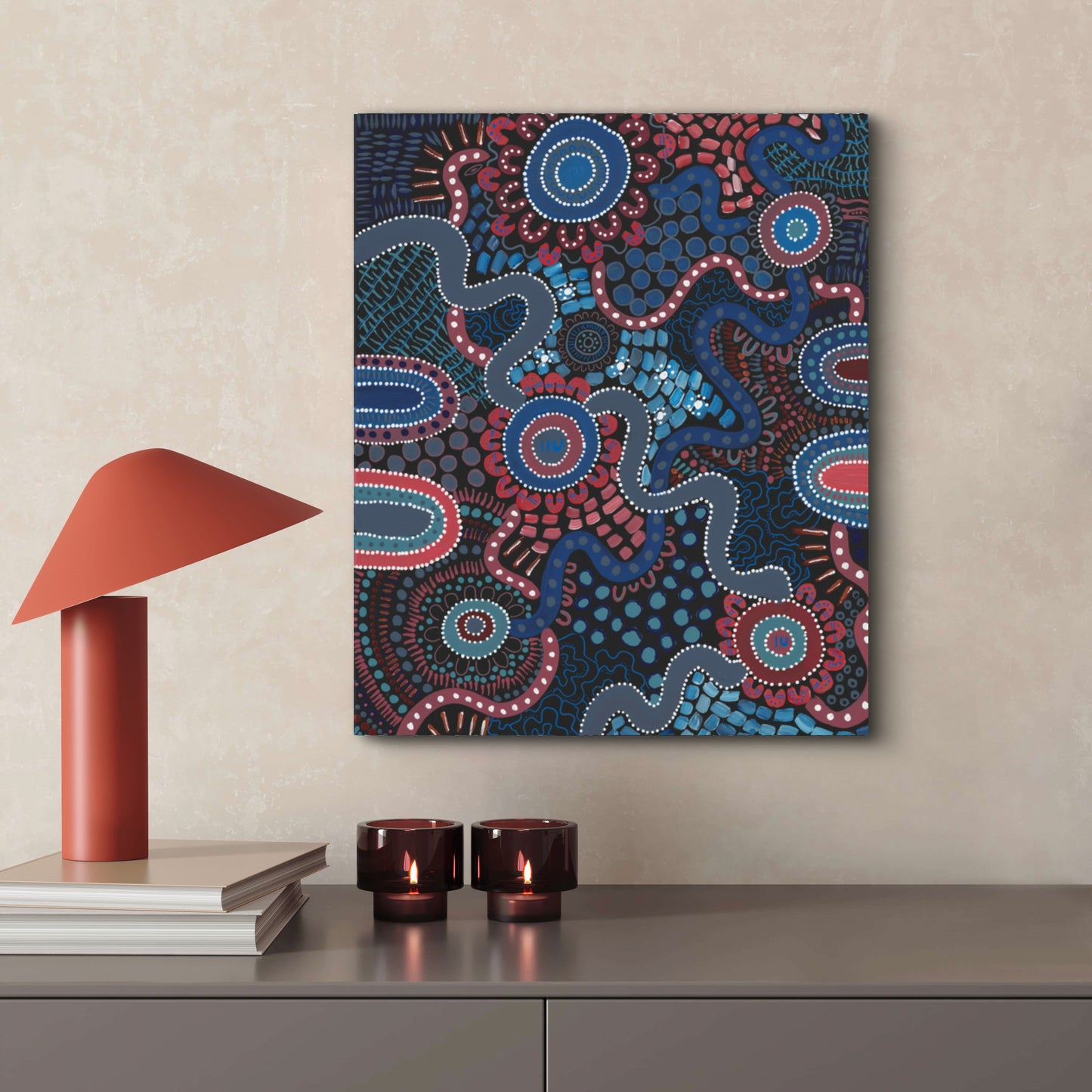 Uraidla Indigenous Round Guernsey - Print